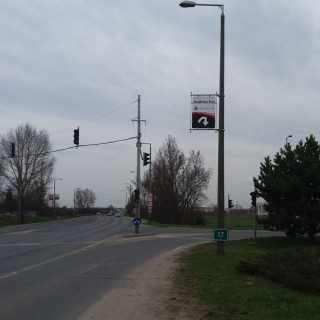 Kandeláber reklám