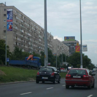 Flórián tér - Szentendrei út - Von der Árpád-Brücke nach Buda