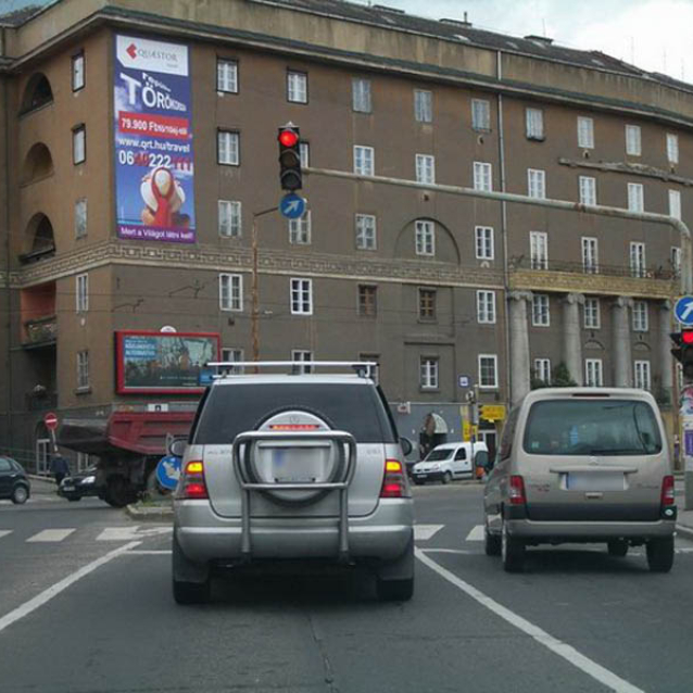 Bécsi út Lajos u. kereszteződés Amfiteátrumnál