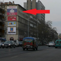 Váci út Lehel tér után, Árpád híd irányába felső