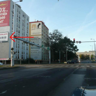 Route 6 Tüzér St. intersection South