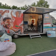 Startruck 2024 EB busz, a Budapest Garden-ban