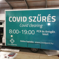 Covid szűrőbusz