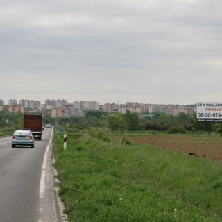 Pécs, Nyugati ipari út, Siklósi út M5 kivezető felé